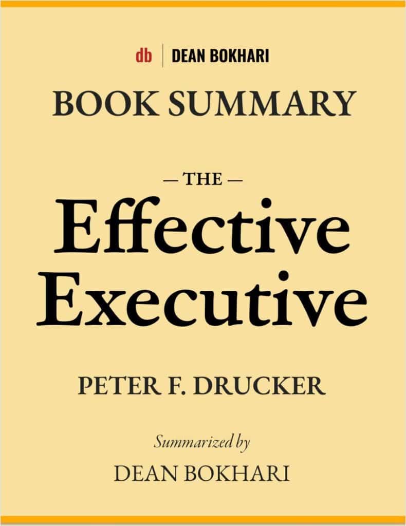 Book-Summary-The-Effective-Executive-by-Peter-Drucker