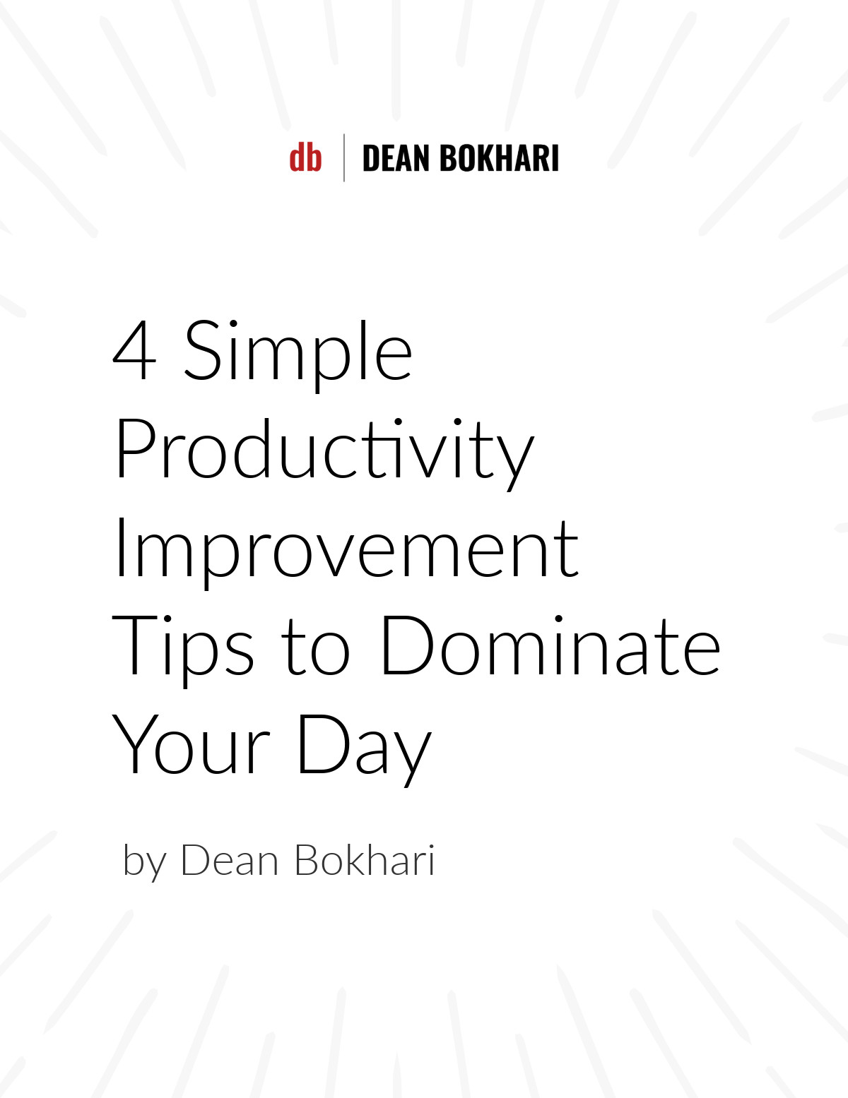 Book-cover-4-productivity-improvement-tips-by-dean-bokhari